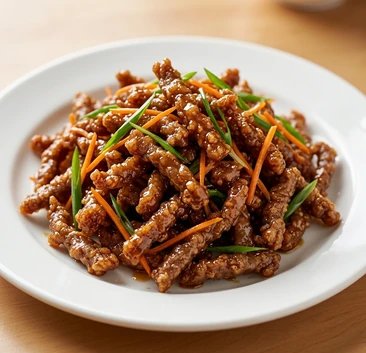 Ginger beef served at The Pink Pearl Restaurant in Calgary