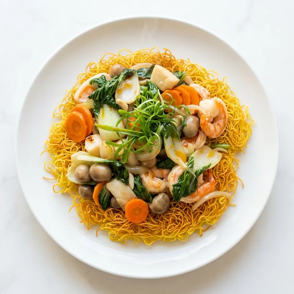 Best Cantonese fried skinny noodles in Calgary, AB