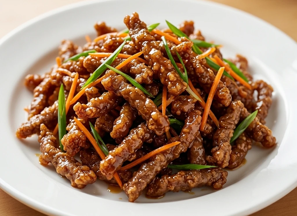 Ginger Beef served at The Pink Pearl Restaurant in Calgary